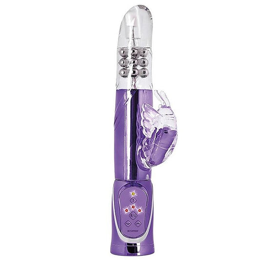 Enchanted Thrusting Butterfly Rabbit Vibrator - Rabbit Vibrators