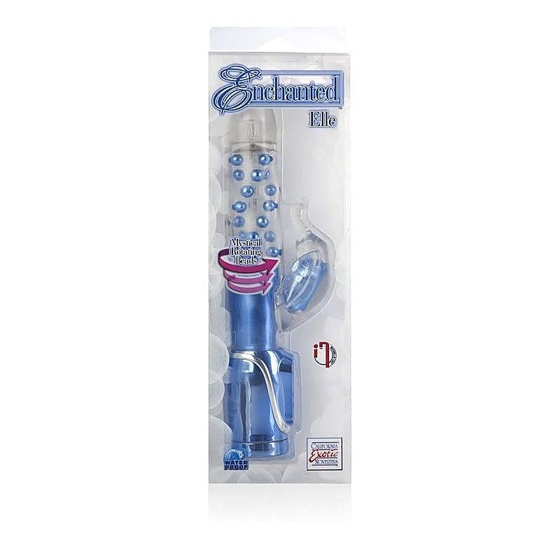 California Exotics Enchanted Elle Rabbit Vibrator with Rotating Beads - Rabbit Vibrators