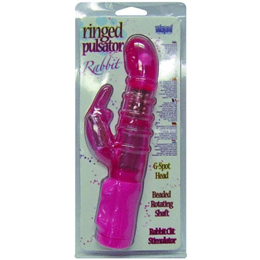 Ringed Pulsating Rabbit 7 Function G Spot Head - Rabbit Vibrators