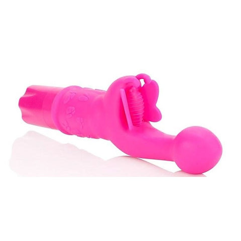 Silicone Butterfly Kiss by California Exotics - Rabbit Vibrators