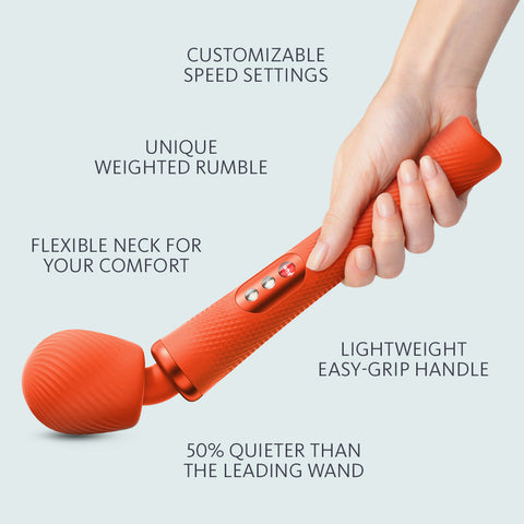 Fun Factory VIM Rechargeable Rumbling Body Wand Massager - Body Wands