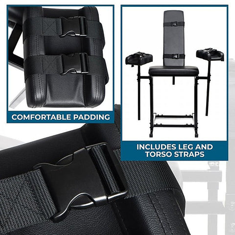 Master Series Extreme Obedience Chair by XR Brands - Sex Furniture
