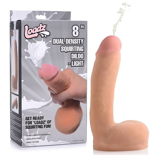 Loadz 8" Squirting Dildo by XR Brands - Realistic Dildos