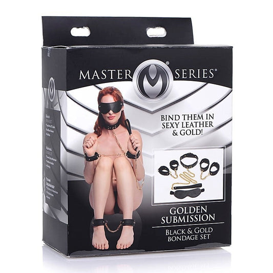 Master Series Golden Submission Bondage Kit by XR Brands - Bondage Kits