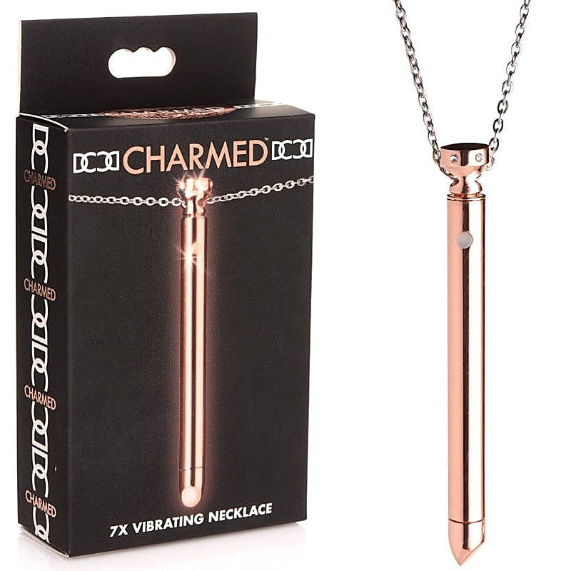 Charmed 7X Vibrating Necklace by XR Brands - Luxury Sex Toys