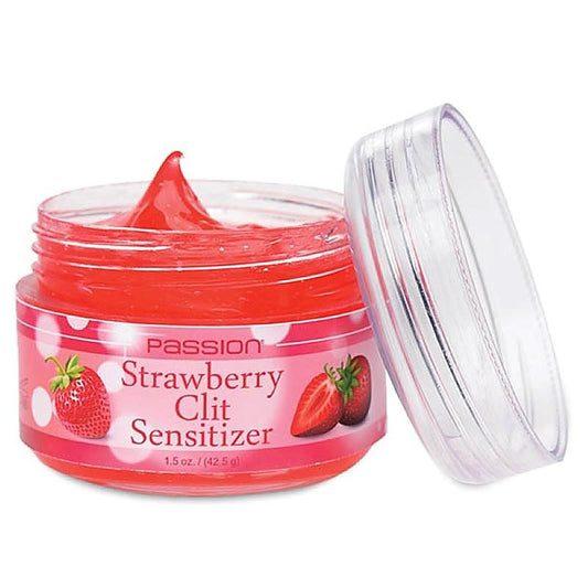 Passion Strawberry Clit Sensitiser by XR Brands - Massage Oils and Lubricants