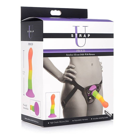 Strap-U Proud Silicone Harness Set by XR Brands - Strap On Sextoys