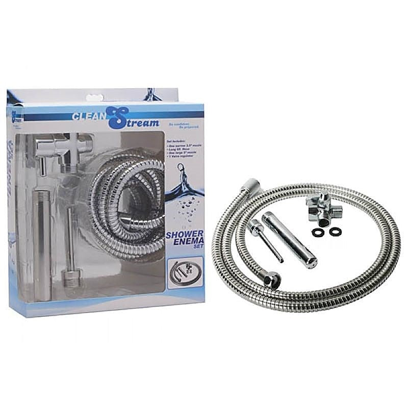 CleanStream Premium Shower Enema Kit by XR Brands - Enemas and Douches