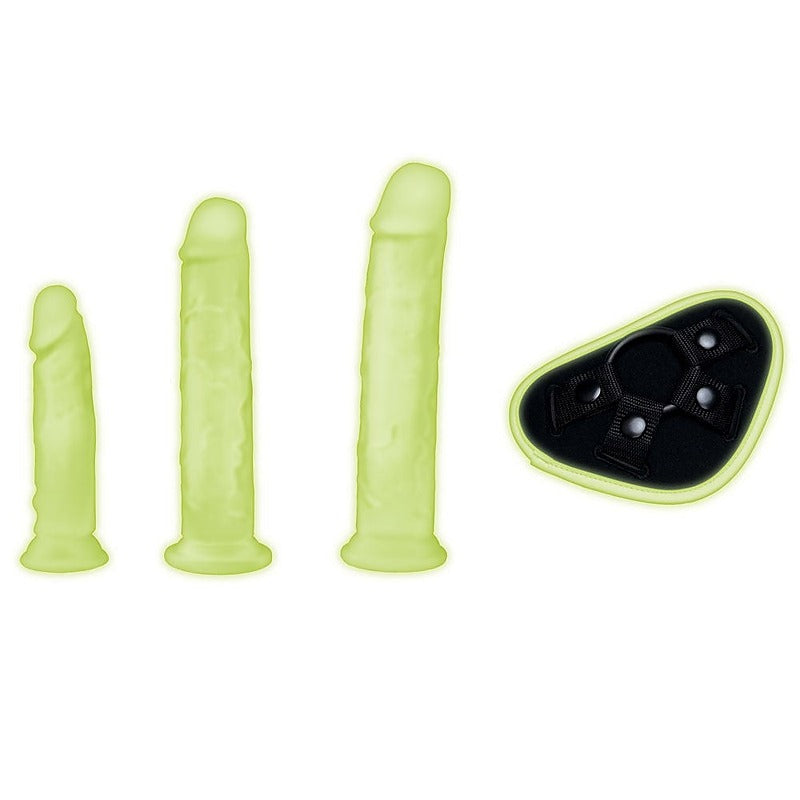 WhipSmart Glow In Dark 4pc Pegging Kit by Xgen Products - Strap On Sextoys