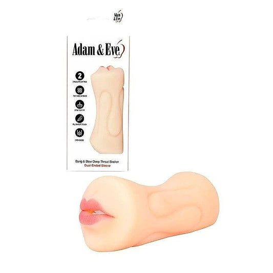 BANG & BLOW Dual Pleasure Stroker by Adam & Eve - Realistic Butts And Vaginas