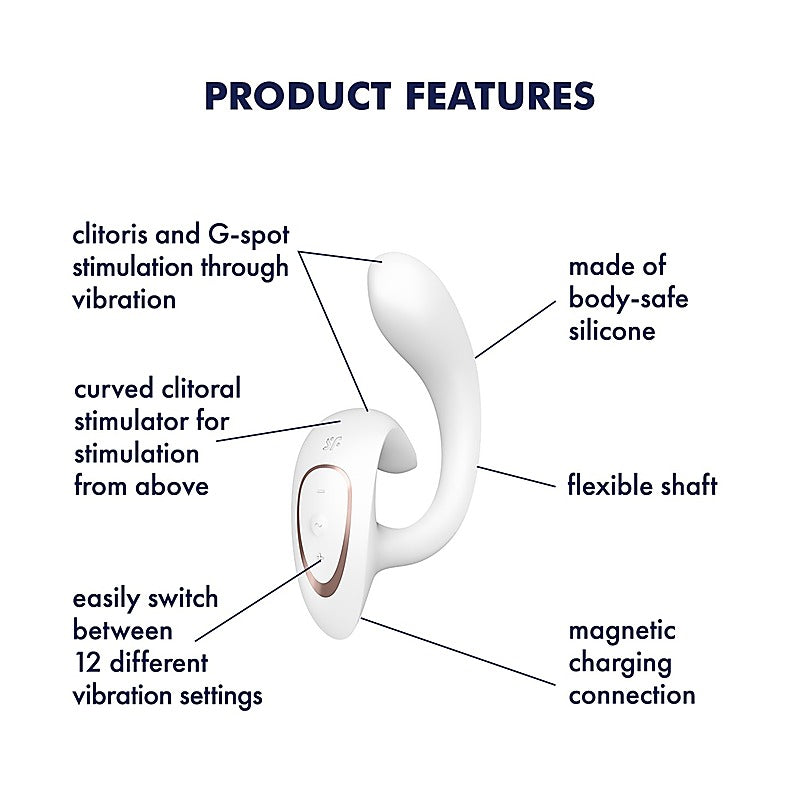 G For Goddess 1 Multi Functions G Spot Vibrator By Satisfyer - Remote Control Vibrators
