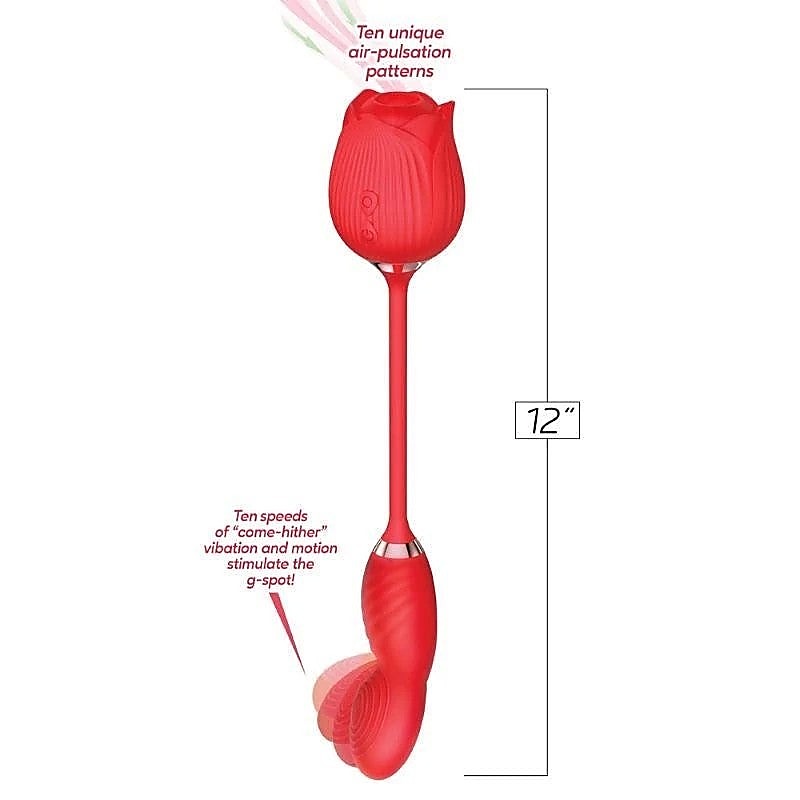 Premium Wild Rose COME HITHER by Icon Brands - Pussy And Clit Toys