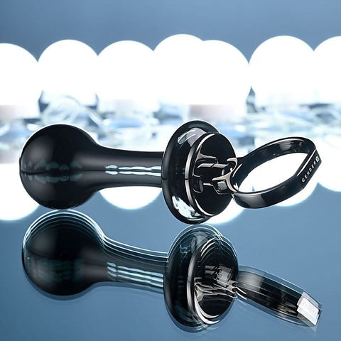 Premium Gender X Blow Pop Glass Plug by Evolved - Glass Sex Toys