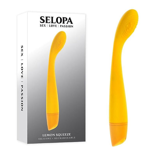 Selopa LEMON SQUEEZE USB Rechargeable Vibrator - G-Spot Vibrators