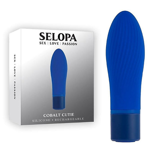 Cobalt Cutie Waterproof Bullet Vibrator by Evolved - Personal Massagers