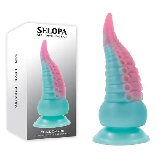 Selopas Stuck On You Vibrating Dildo by Evolved - Non-Realistic Dildos
