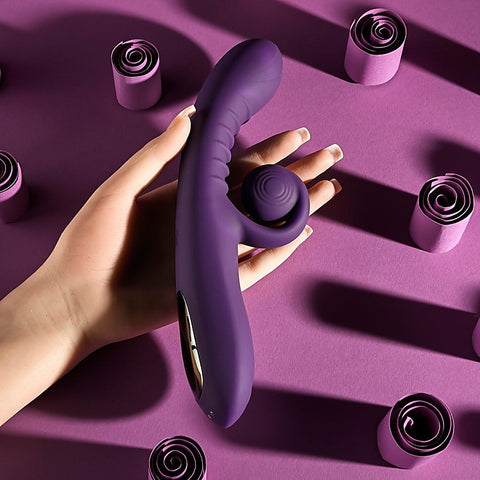 Playboy Pleasure CURLICUE Rabbit Vibrator by Evolved - Rabbit Vibrators