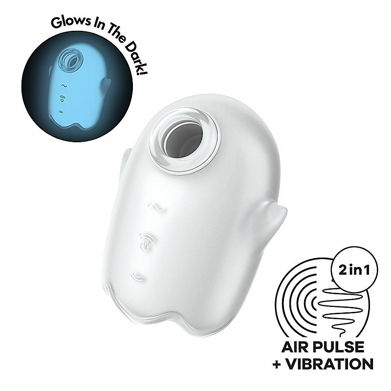 Glowing Ghost Waterproof Clitoral Massager by Satisfyer - Personal Massagers