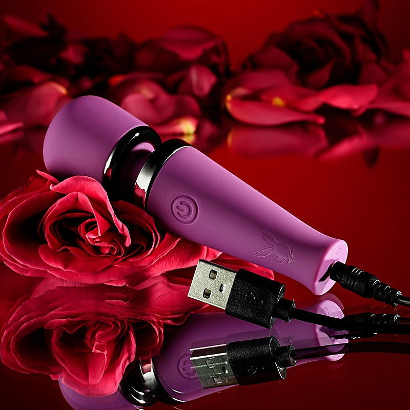 Playboy Pleasure Mic Drop Mini Body Wand by Evolved - Mini & Slim Vibrators