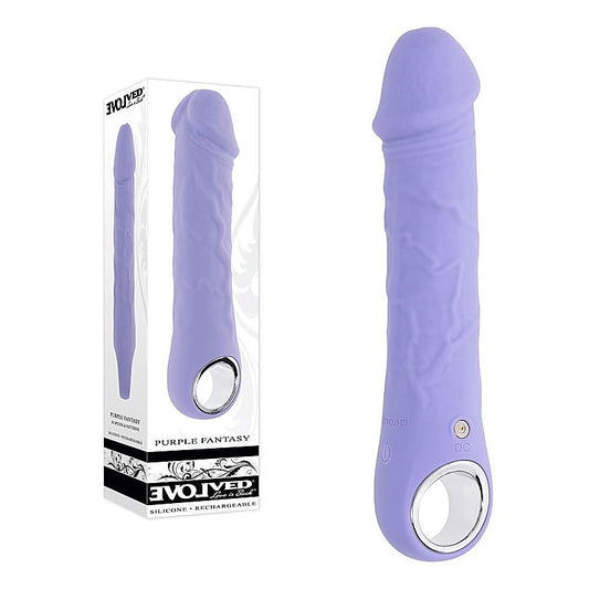 Purple Fantasy Rechargeable Intimate Massager by Evolved - G-Spot Vibrators