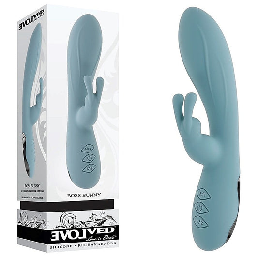 Boss Bunny Silicone Rabbit Vibrator by Evolved - Rabbit Vibrators