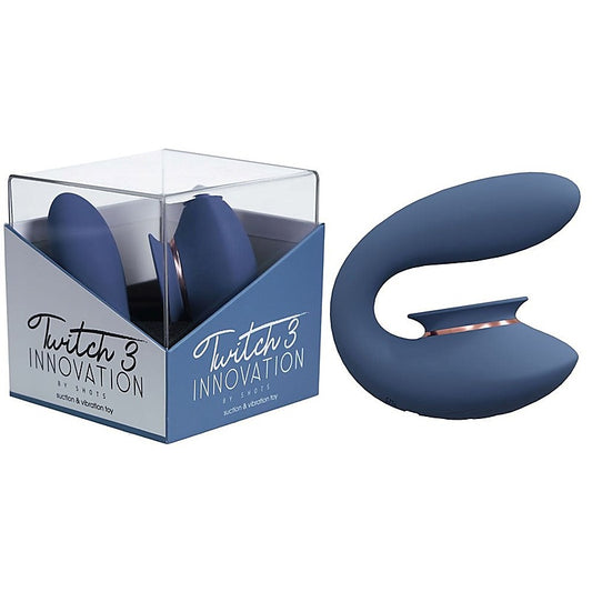 Twitch 3 Rechargeable Vibrator & Suction by Shots Toys - Waterproof Vibrators