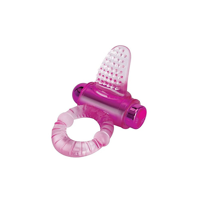 Bodywand Rechargeable Lick It Pleasure Ring by Xgen Products - Cock Rings