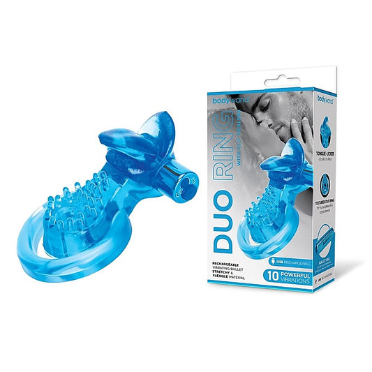 Bodywand Blue Duo by Xgen Products - Vibrating Cock Rings