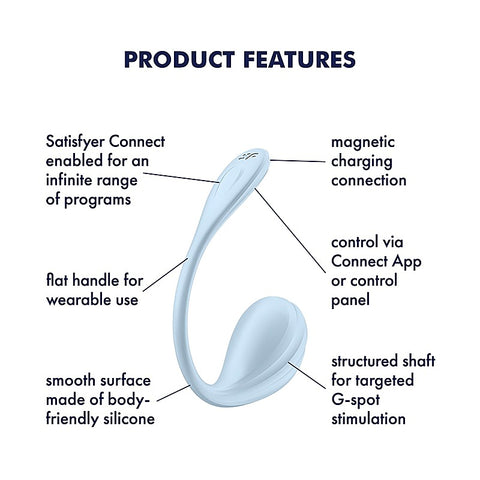 Smooth Petal App Control 12 Functions G Spot Vibrator - Clit Ticklers and Pulsators