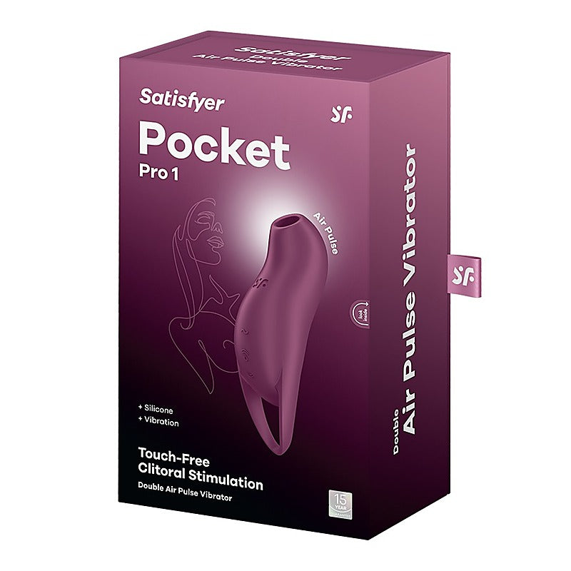 Pocket Pro 1 Multi Functions Silicone Clitoral Massager - Clit Ticklers and Pulsators