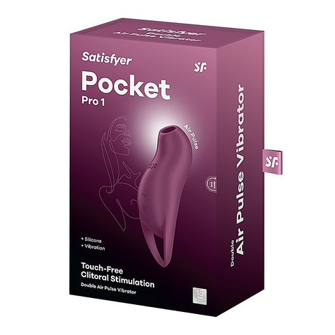 Pocket Pro 1 Multi Functions Silicone Clitoral Massager - Clit Ticklers and Pulsators