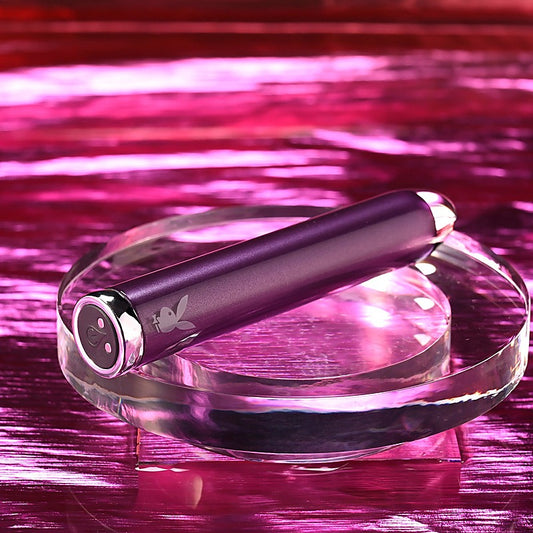 Playboy Pleasure Amethyst Waterproof Mini Vibrator - Waterproof Vibrators