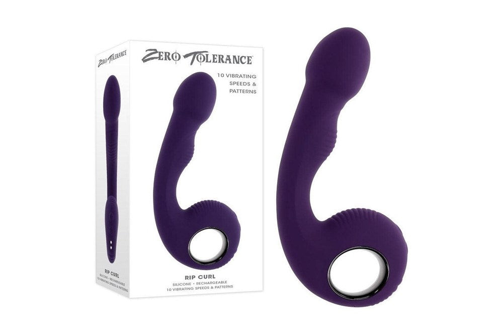 Evolved Zero Tolerance RIP CURL Rechargeable Silicone Vibrator Dual Motor - - Waterproof Vibrators