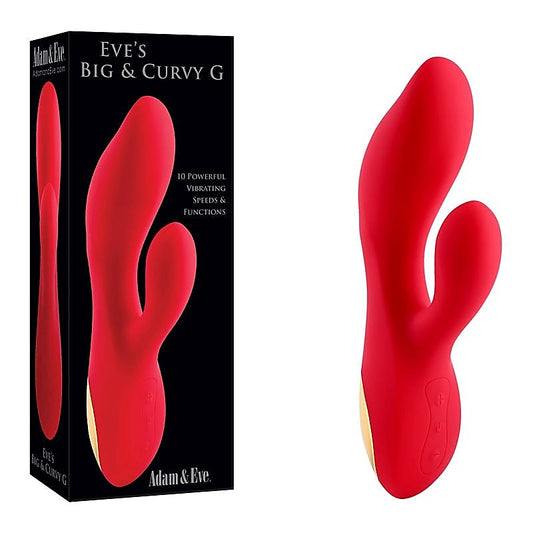 Eves Big And Curvy G by Adam & Eve - Rabbit Vibrators