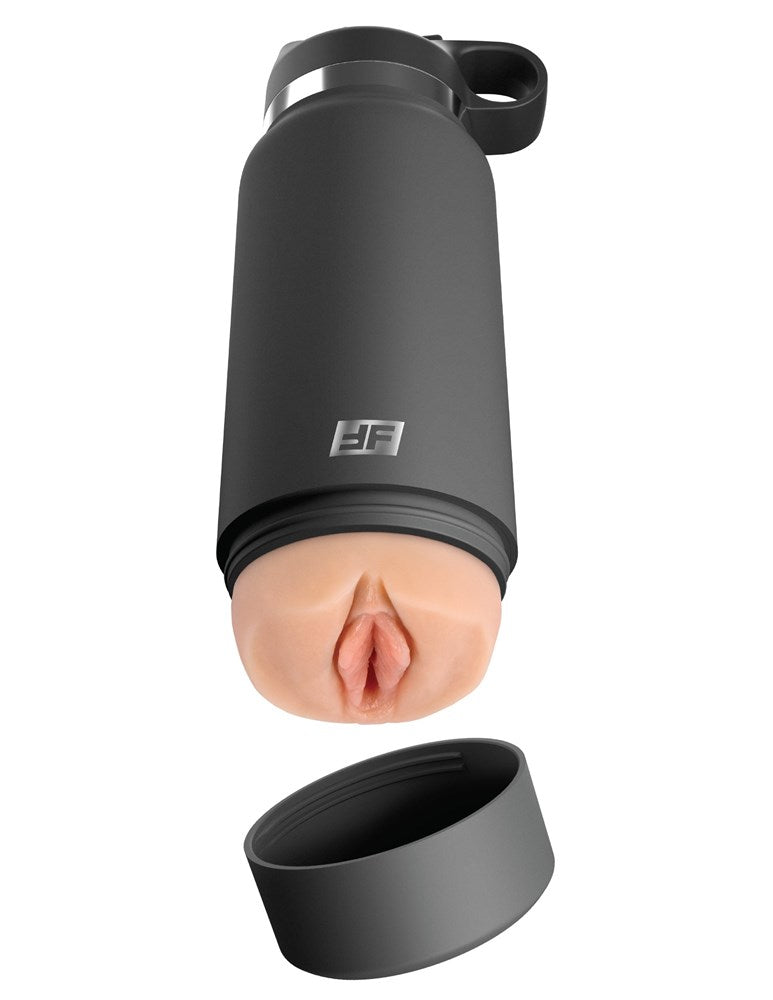 Pipedream Products PDX Plus Fuck Flask Secret Delight Male Masturbator - Waterproof Vibrators