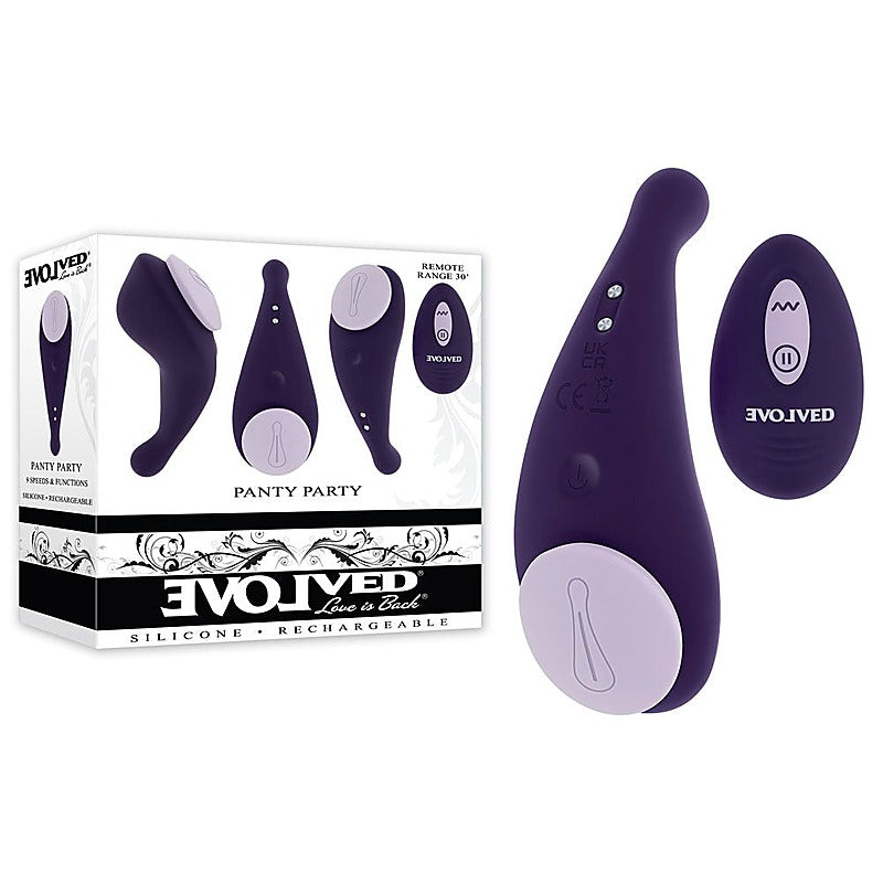 Panty Party Panty Vibe with Remote by Evolved - Remote Control Vibrators