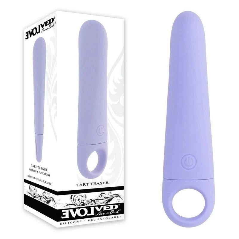 Evolved TART TEASER Rechargeable Vibrator with 8 Speeds and Waterproof Design - - Realistic Butts And Vaginas