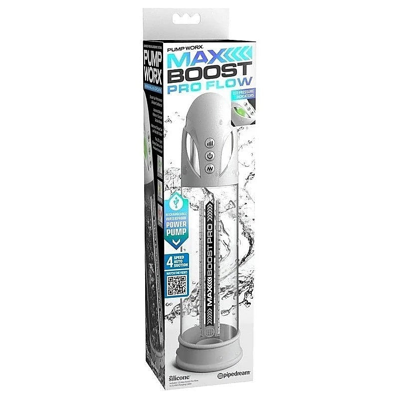 Pump Worx Max Boost Pro Flow Men's Penis Pump - Realistic Butts And Vaginas