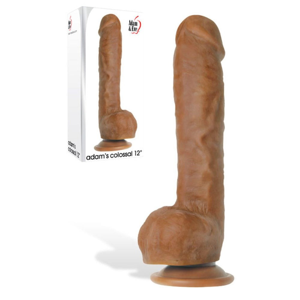 Adam & Eve Adams Massive Dong 12 Inch - - Personal Massagers