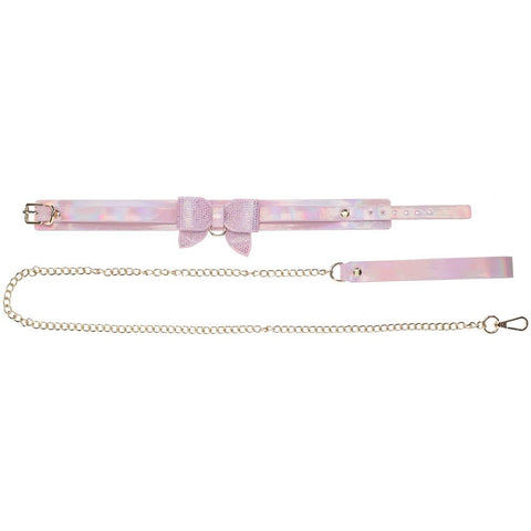 Shots Toys OUCH! PARIS BDSM Collar & Leash Premium Leather Power Play Set - Bondage Kits
