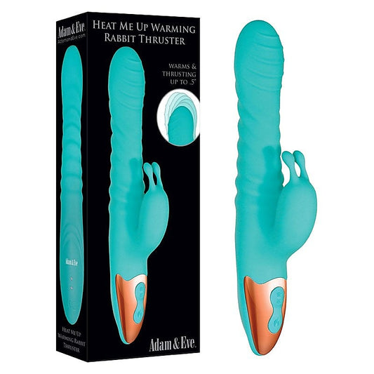 Heat Me Up Warming Rabbit Thruster by Adam & Eve Sextoys - Rabbit Vibrators