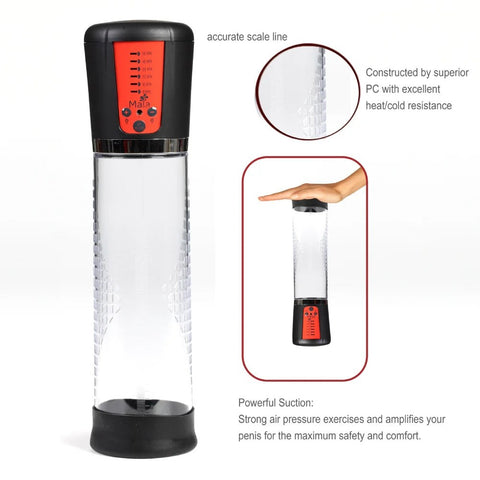 Maia Toys Maia JACKSON Premium USB Powered Penis Enlargement Pump - Penis Pumps And Stretchers