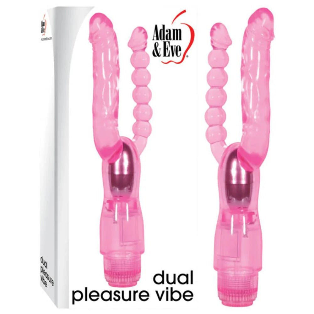 Adam & Eve Dual Delight Vibrator Dual Stimulation - Anal Beads and Balls