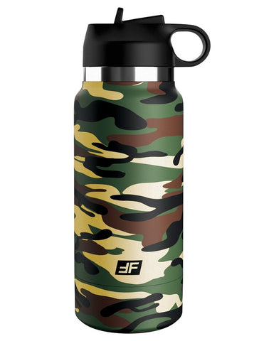 Pipedream Products PDX Plus Fap Flask Happy Camper Frosted Male Stroker - Masturbators and Strokers