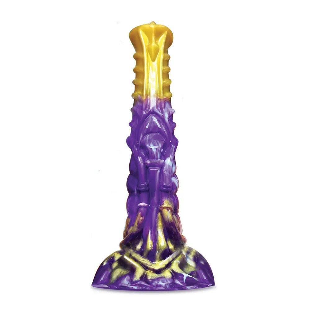 Icon Brands Alien Nation Obelisk Fantasy Dildo with Suction Cup Base - - Realistic Dildos
