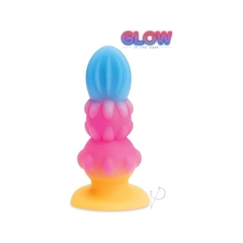Icon Brands Otherworldly Pleasure Alien Nation Glow in the Dark Sprite Anal Plug - Butt Plugs