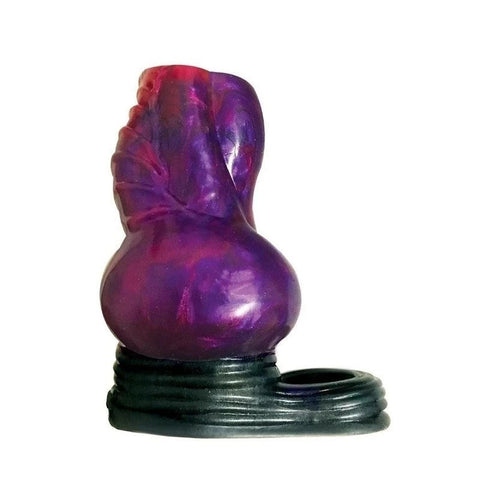 Icon Brands Alien Nation Borg Fantasy Penis Sheath with Open Ended Design - Penis Sleeves and Extenders