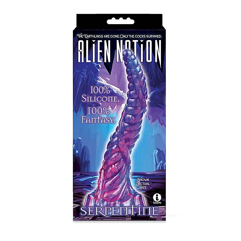 Alien Nation Serpentine Fantasy Dong by Icon Brands - Realistic Dildos