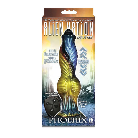Alien Nation Phoenix Silicone Vibrator by Icon Brands - Harness Dildos