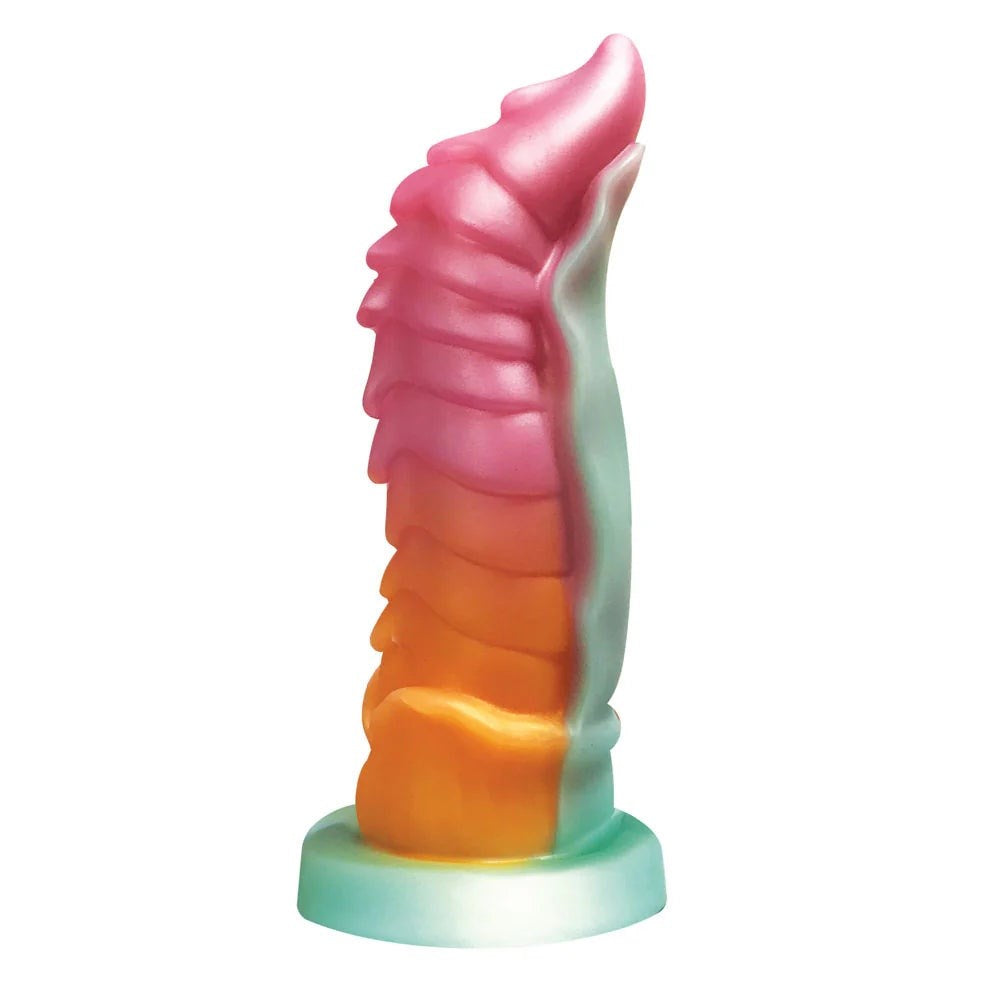Icon Brands Alien Nation Neptune Fantasy Silicone Dildo with Ridged Texture - - Realistic Dildos